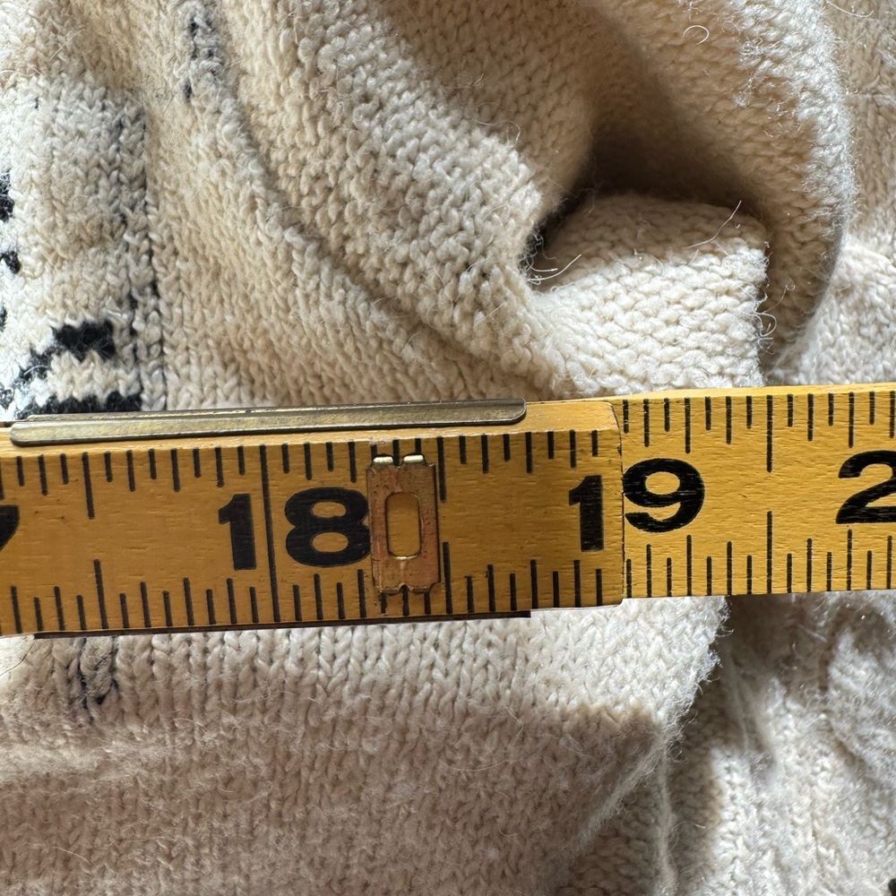 Lucky Brand Cream and Black Patterned Cardigan Dress - Picture 6 of 6